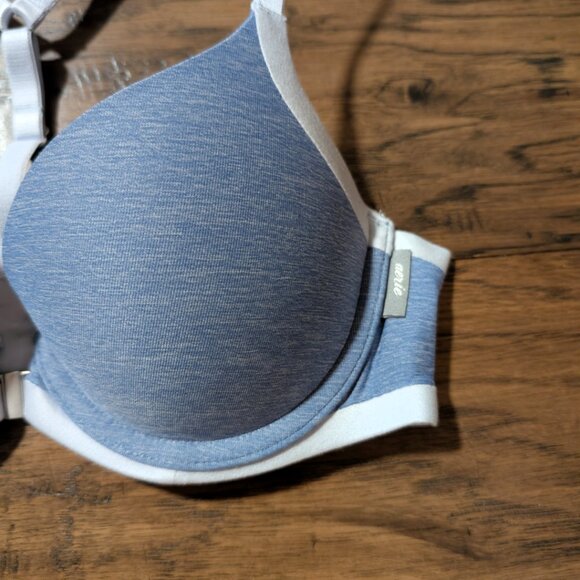 New aerie Perky Push Up demi bra blue size 32B - Picture 2 of 12